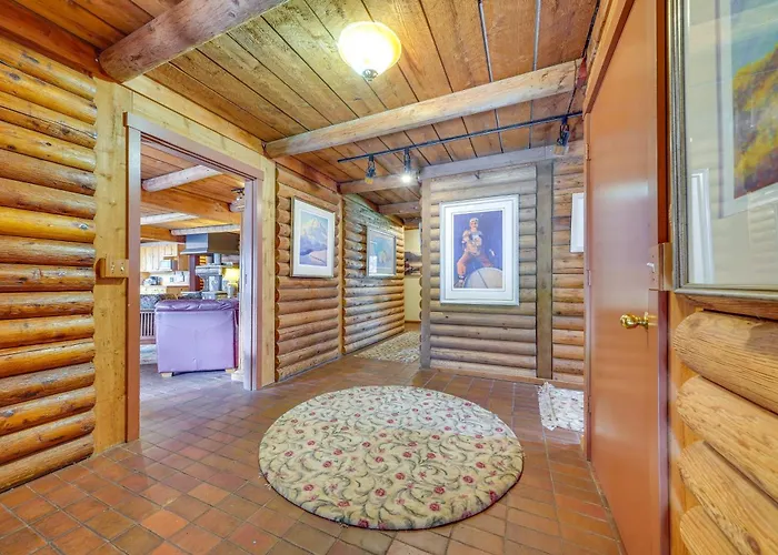 Gig Harbor Log Estate W/ Classic Cars & Game Room!
