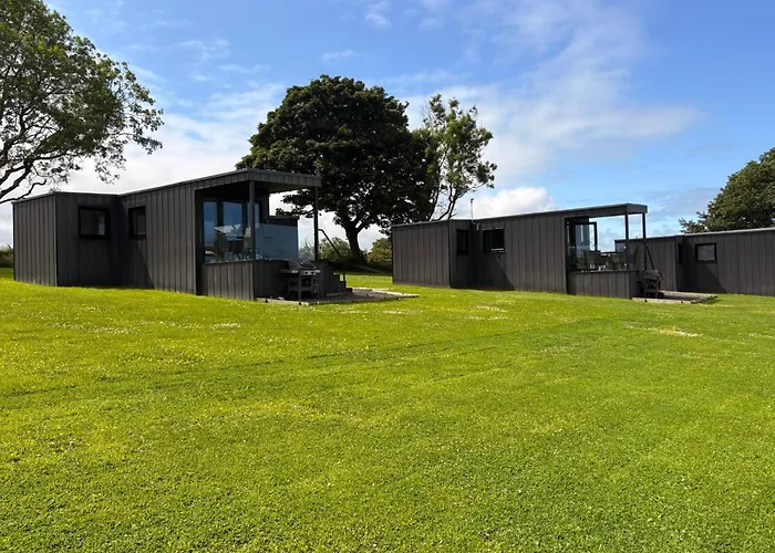 Luxury Glamping Pod Sleeping 4 With 2 Bedrooms And Private Hot Tub Bbq Ballycastle North Coast Pod 1