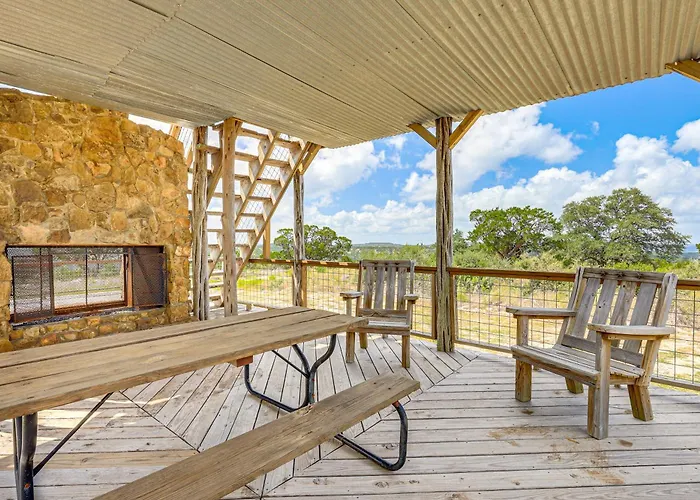 Fire Pit, Views: Peaceful Texas Hill Country Cabin