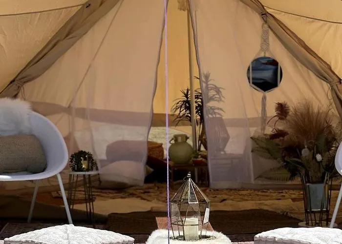 Lakeside Glamping Bell Tent Retreat On Tuttle Creek Lake In Kansas, Perfect For A Weekend Of Swimming And Fishing
