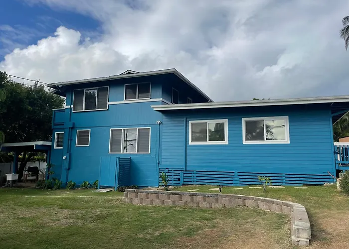 Serene Lanikai House Near The Beach Woutdoor Bbq Close To Shopping Center