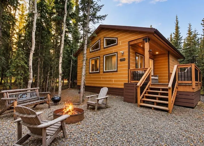 Denali Wild Stay - Moose Cabin, Free Wifi, 2 Private Bedrooms, Sleep 6