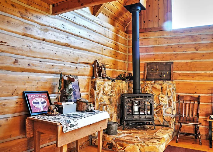 Remote Antimony Log Cabin W/ Green Meadow Views!