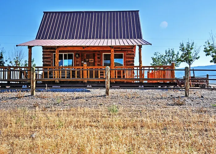 Remote Antimony Log Cabin W/ Green Meadow Views!