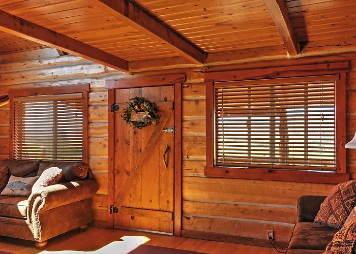 Remote Antimony Log Cabin W/ Green Meadow Views!