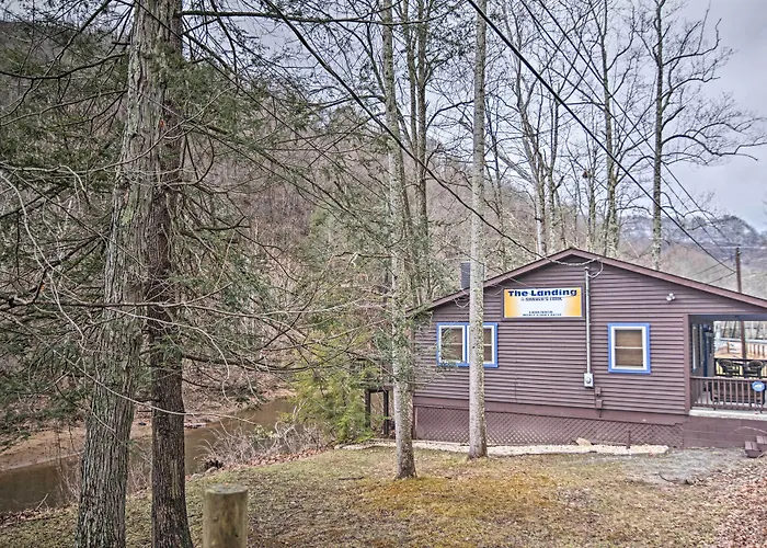 Riverfront Elkins Home W/ Fireplace & Deck!