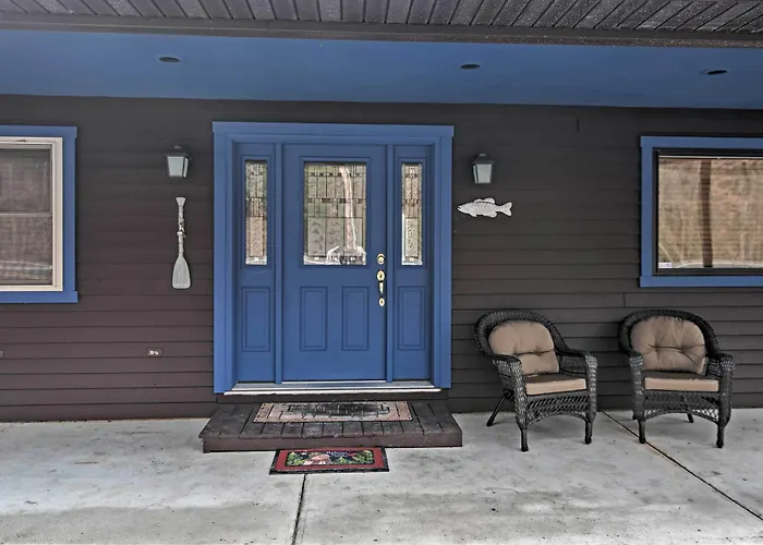 Riverfront Elkins Home W/ Fireplace & Deck!