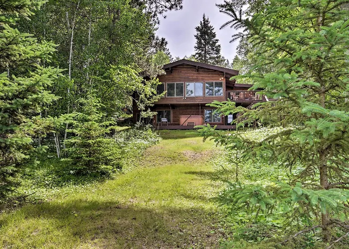 Rustic Cozy Cabin On Island Lake W/ Fire Pit, Dock