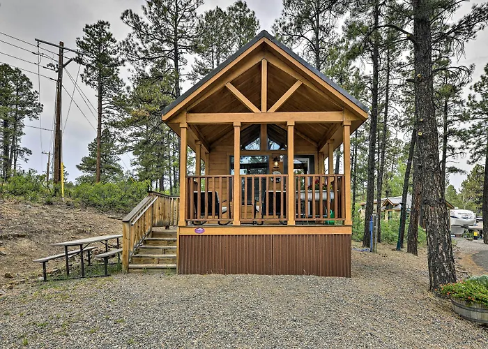 Pagosa Springs Tiny Cabin: Fish, Hike, Ski & Soak!