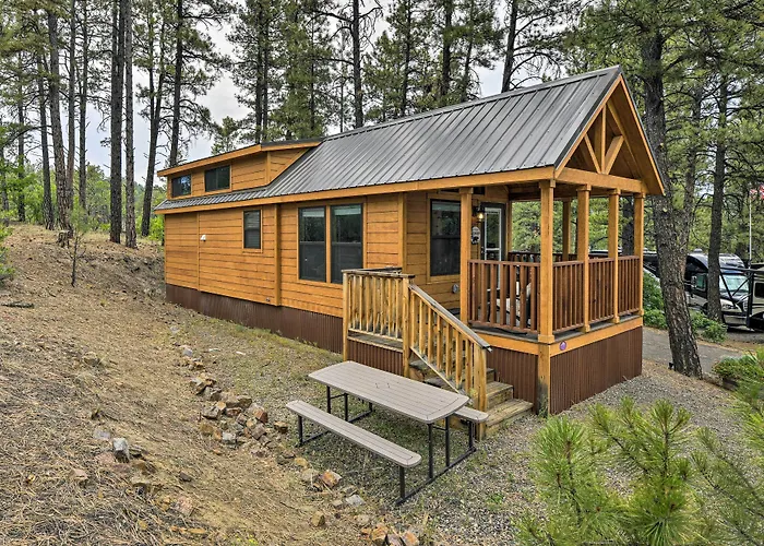 Pagosa Springs Tiny Cabin: Fish, Hike, Ski & Soak!