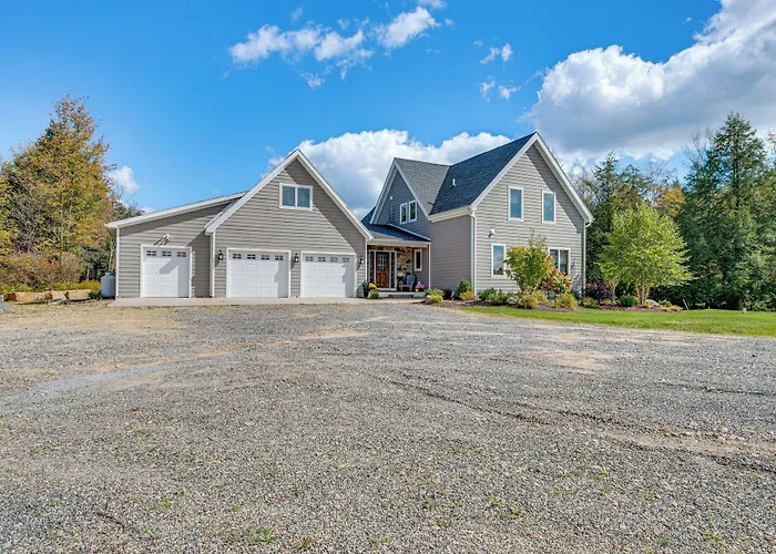 Spacious & Secluded Forksville Home: Fire Pit