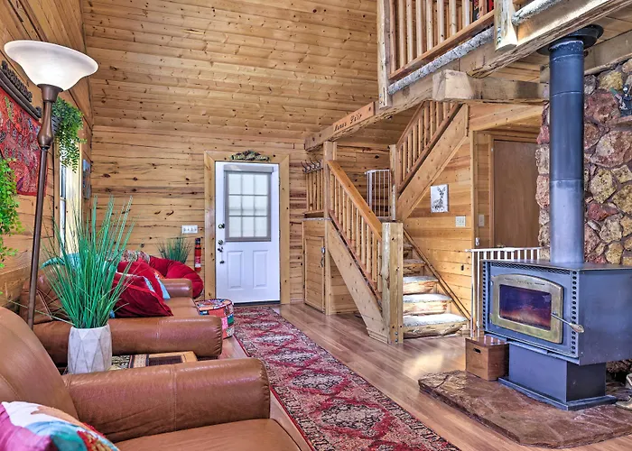 Rustic Duck Creek Village Cabin W/ Fire Pit!