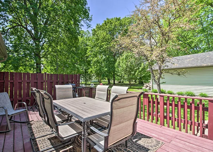 Retreat W/ Lake Access & Private Boat Dock!