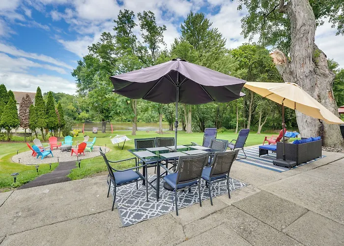Waterfront Wallkill Duplex Home W/ Fire Pits!