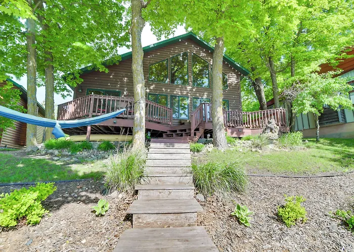Waubun Lake Cabin W/ Private Dock + Fire Pit!
