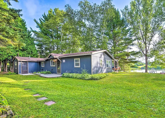 Riverfront Home W/ Dock ~ 6 Mi To Cheboygan!