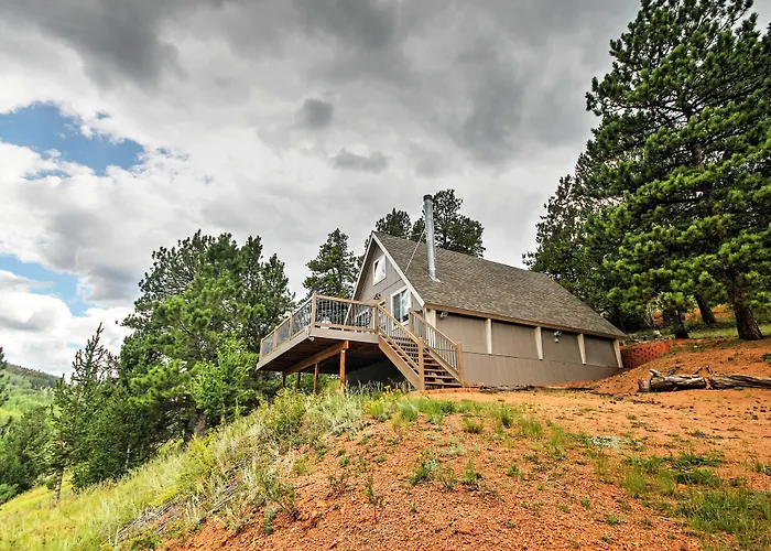 Hillside Cripple Creek Cabin W/ Hot Tub, Mtn Views