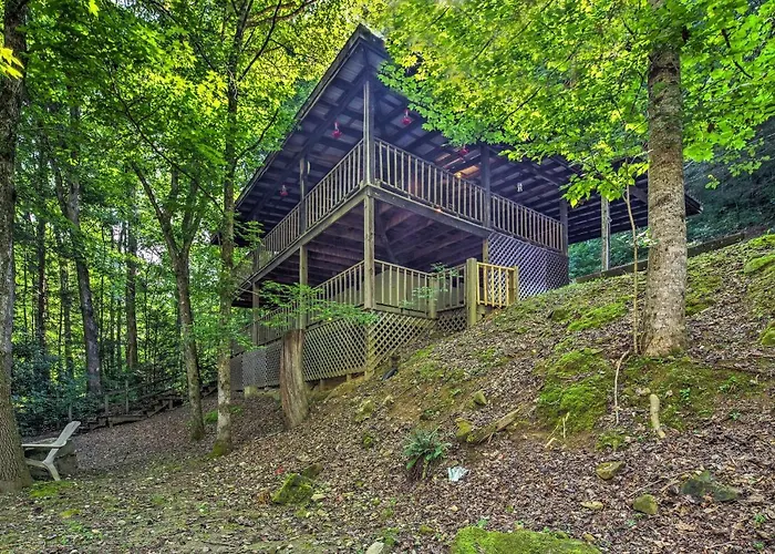 5 Acres, Backyard Creek! Cabin In Tellico Plains