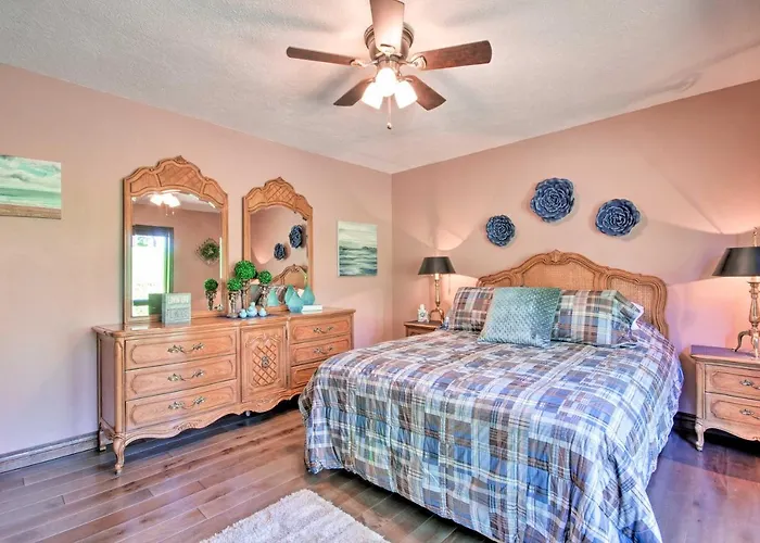 Lake Norfork Home With Waterview Patio And Balcony